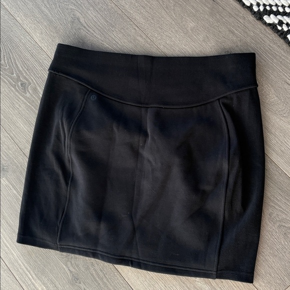 NWT Lululemon Scuba High-Rise Mini Skirt Black Size XL - Picture 5 of 7